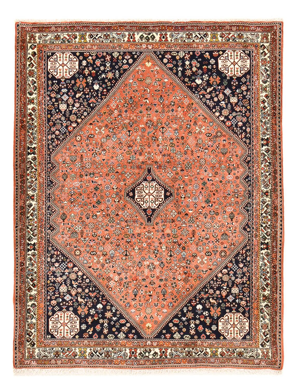 Gabbeh Rug - Kashkuli Perser - 218 x 159 cm - light red