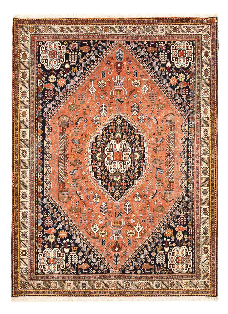 Gabbeh Rug - Kashkuli Perser - 202 x 152 cm - light red