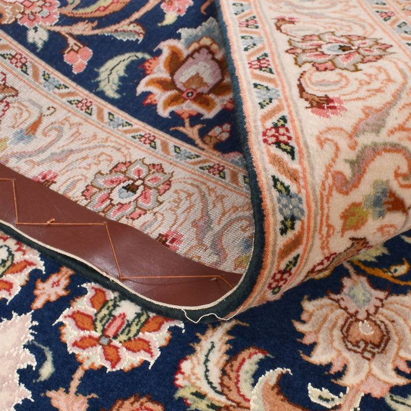 Runner Perser Rug - Tabriz - Royal - 310 x 83 cm - dark blue