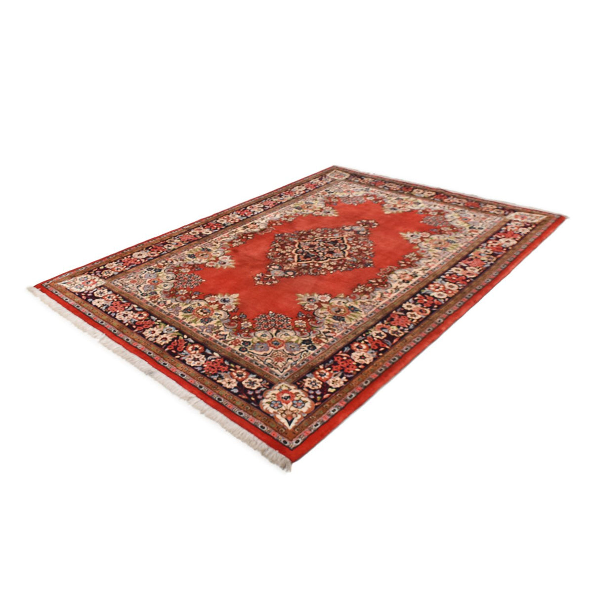 Perser Rug - Ghom - Royal - 219 x 139 cm - red