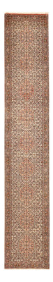 Runner Perser Rug - Bidjar - 400 x 72 cm - dark beige