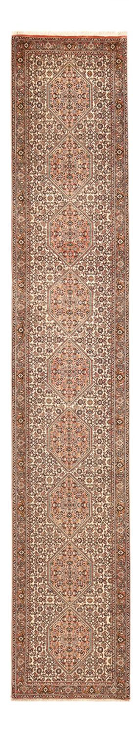 Runner Perser Rug - Bidjar - 400 x 72 cm - dark beige