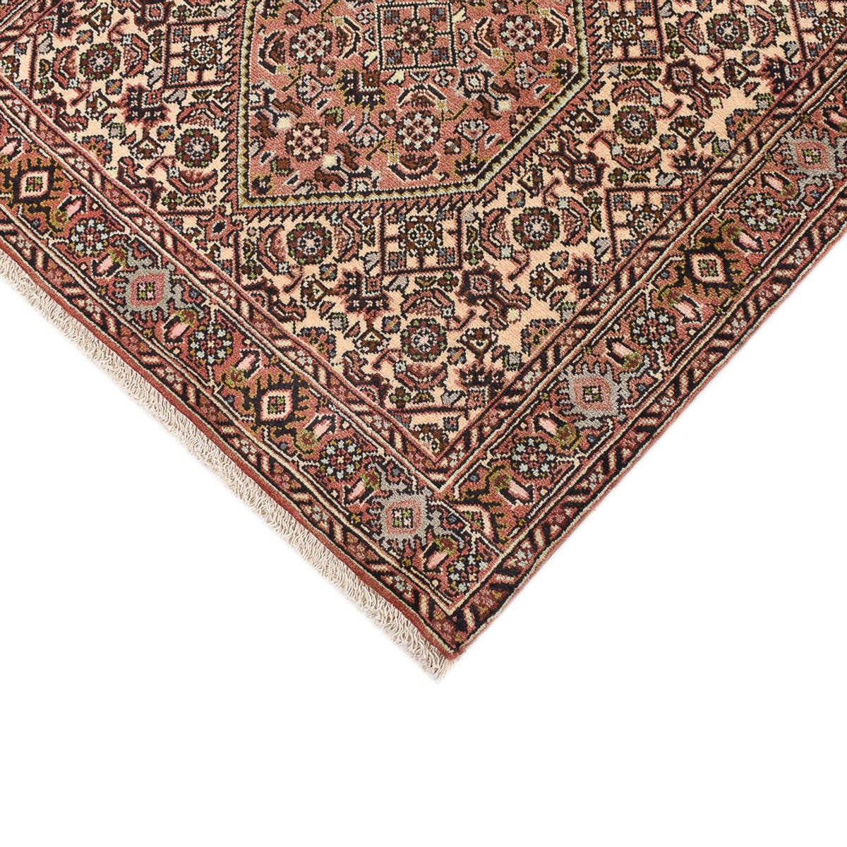 Runner Perser Rug - Bidjar - 400 x 72 cm - dark beige