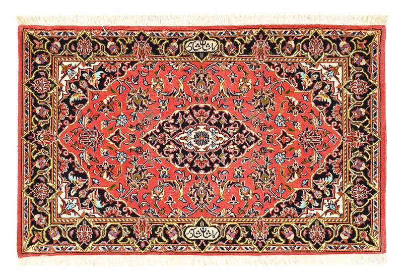 Perser Rug - Keshan - 100 x 70 cm - red