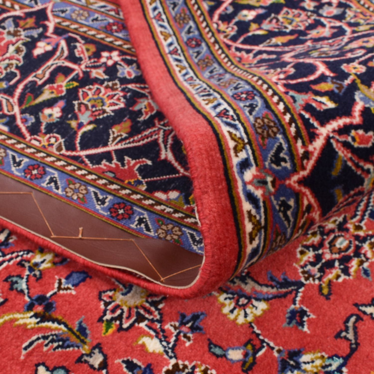 Perser Rug - Keshan - 222 x 142 cm - light red