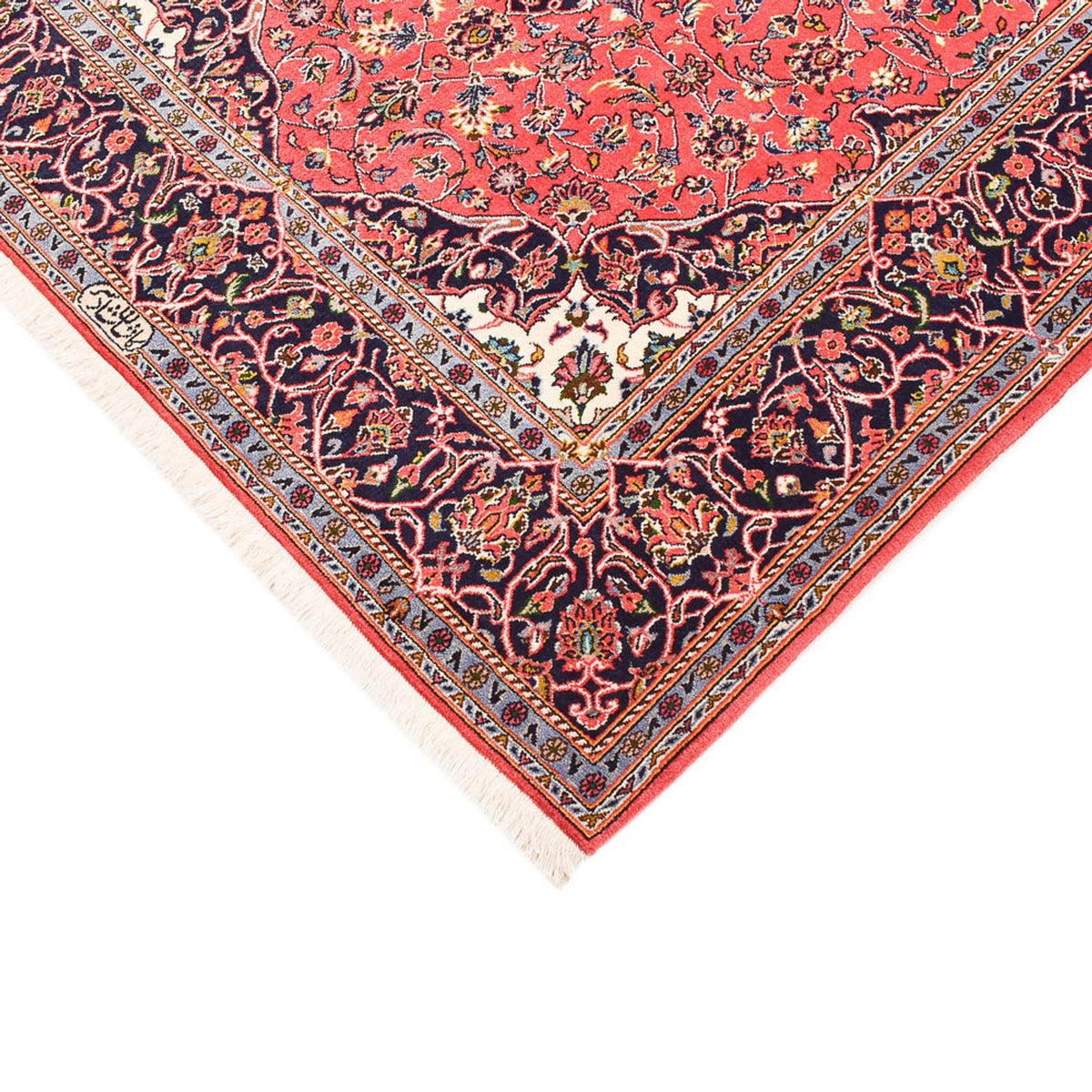 Perser Rug - Keshan - 217 x 138 cm - light red