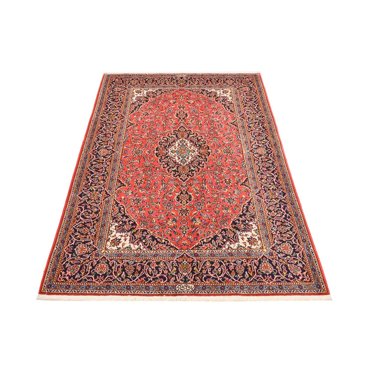 Perser Rug - Keshan - 225 x 142 cm - red