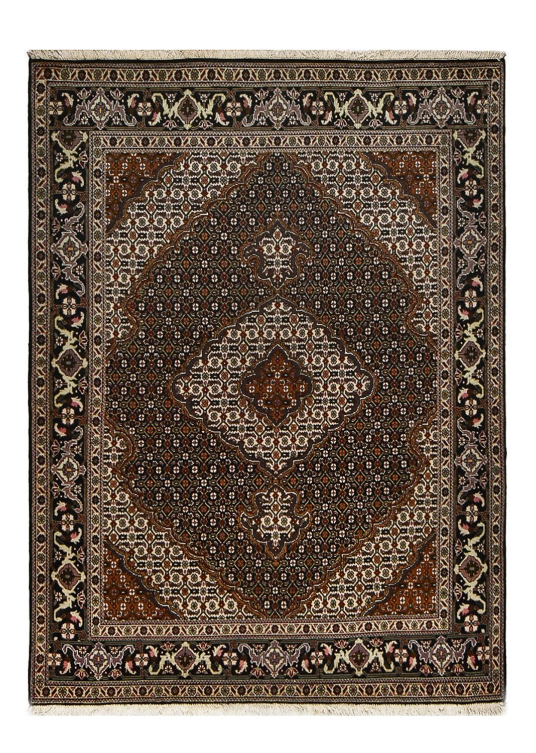 Perser Rug - Tabriz - Royal - 198 x 148 cm - dark brown