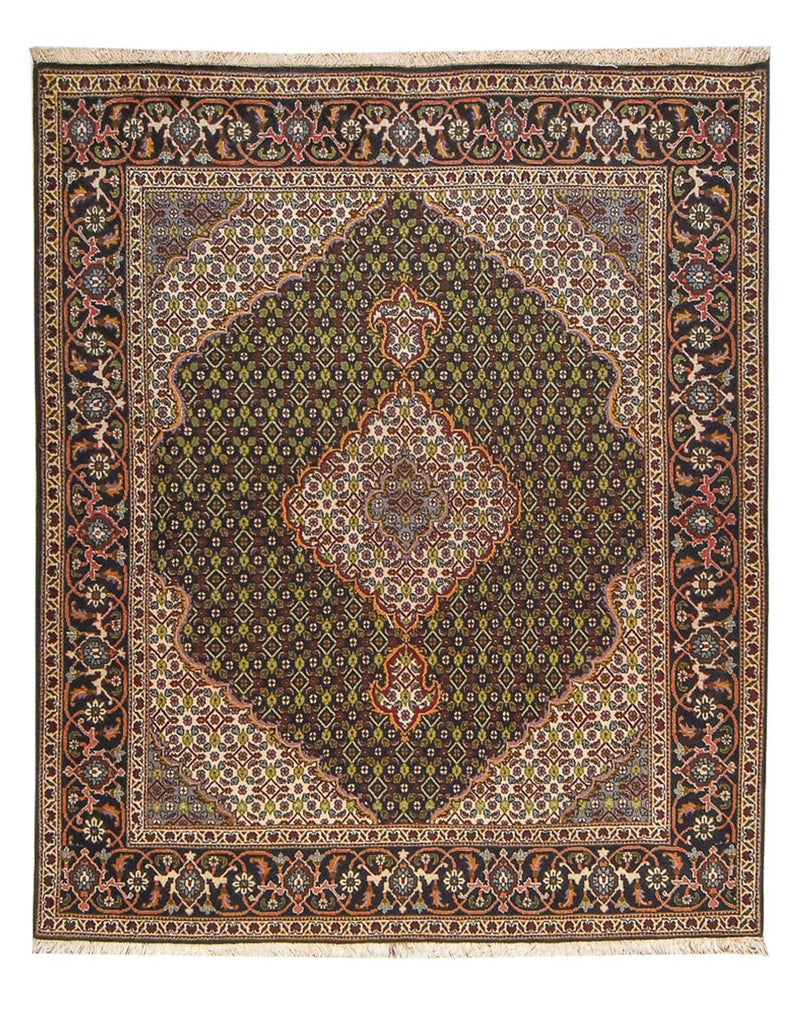 Täbriz - 40 Raj Teppich 183x153cm - Perserteppich