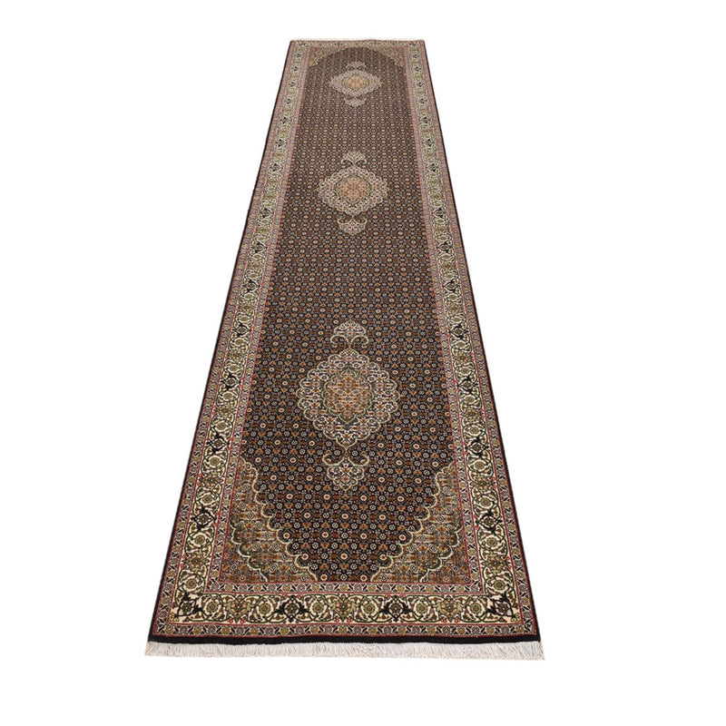 Tabriz - 50 Raj Rug 393x82cm - Persian Rugs