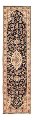Runner Perser Rug - Tabriz - Royal - 310 x 82 cm - dark blue