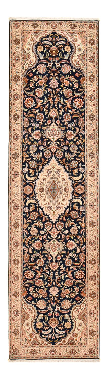 Runner Perser Rug - Tabriz - Royal - 310 x 82 cm - dark blue