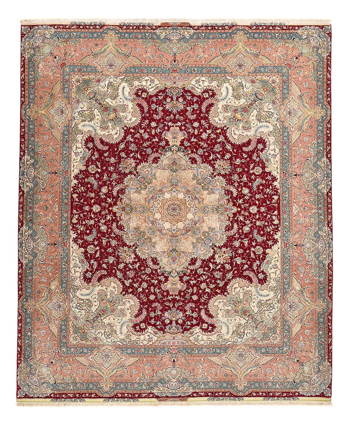 Perser Rug - Tabriz - Premium - 304 x 250 cm - red