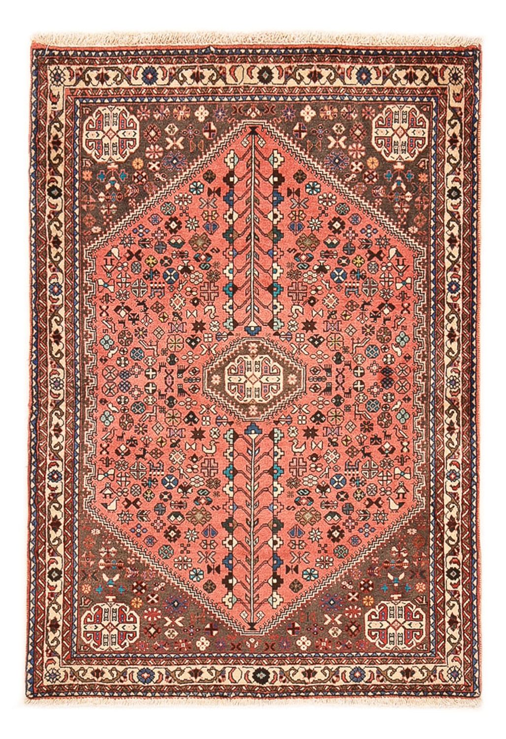 Perser Rug - Nomadic - 144 x 98 cm - light red