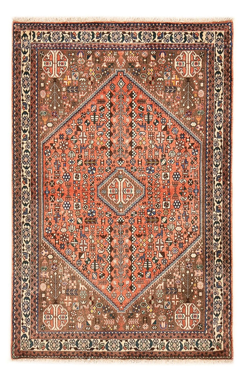 Perserteppich - Nomadic - 150 x 102 cm - hellrot