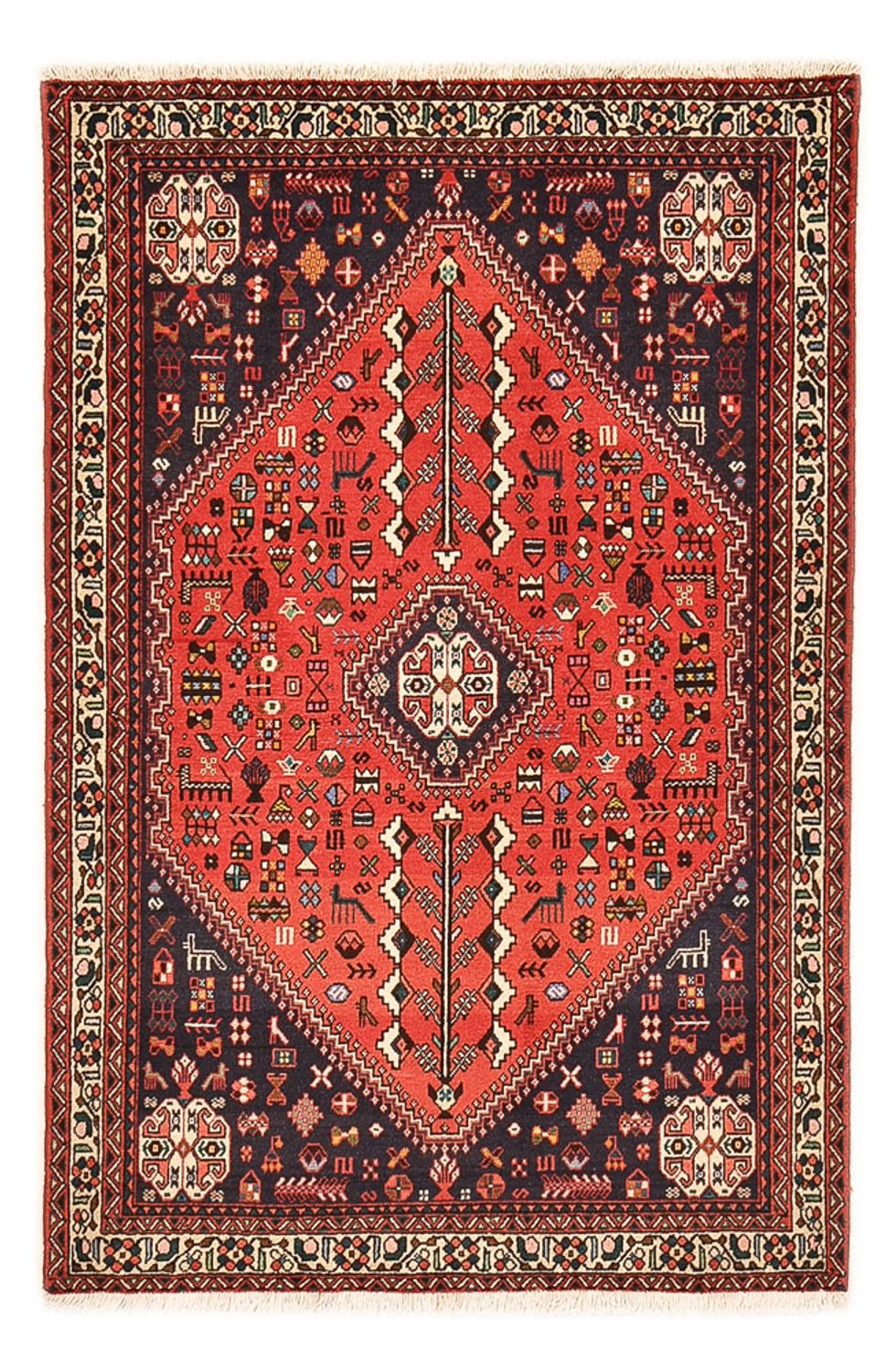 Perser Rug - Nomadic - 148 x 98 cm - red