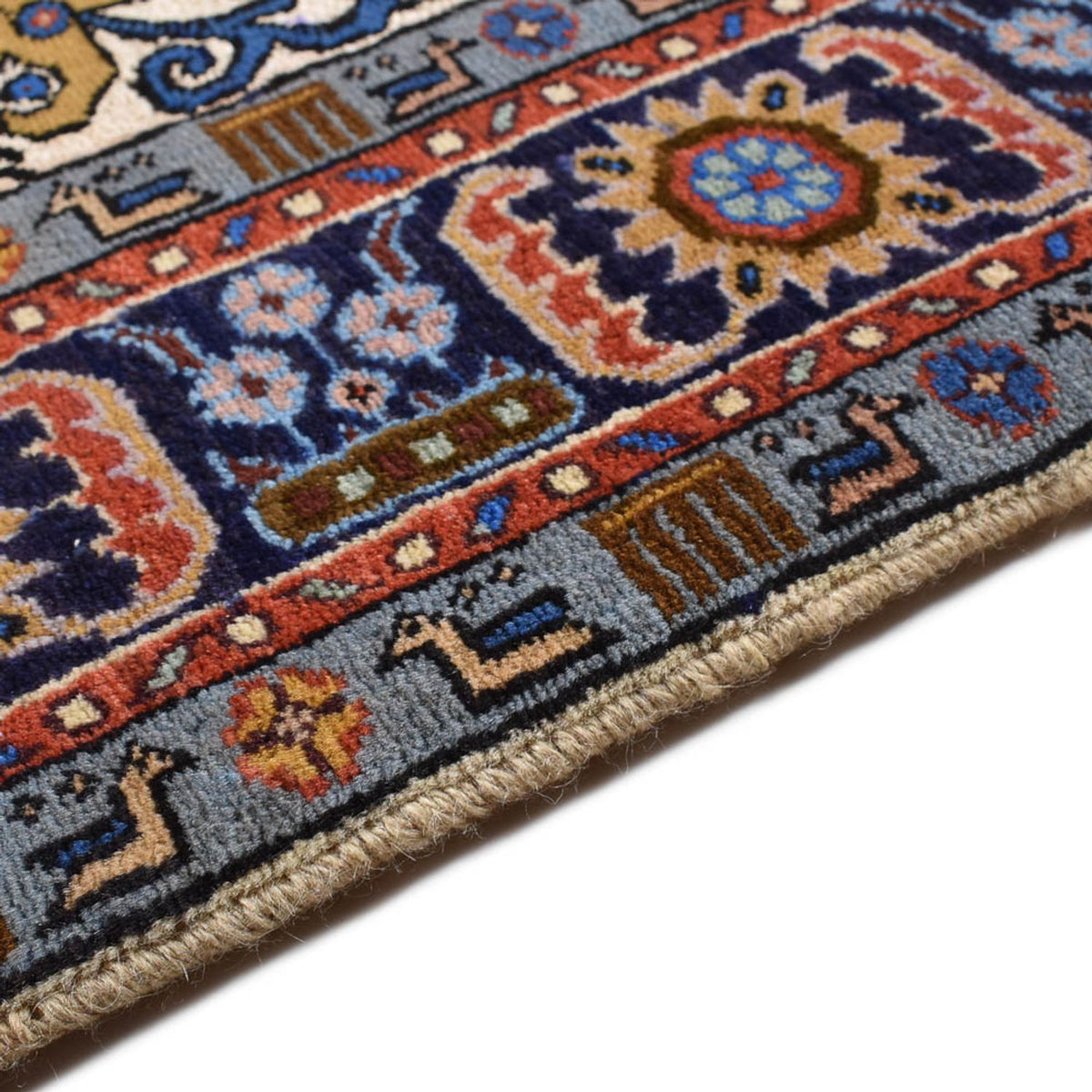 Perser Rug - Nomadic - 222 x 144 cm - multicolored