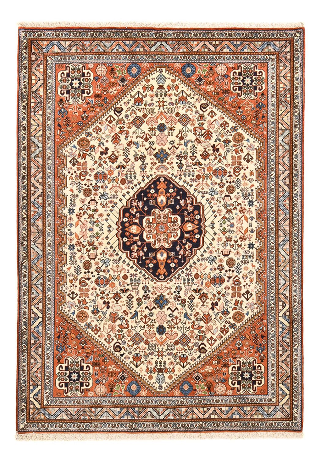Gabbeh Rug - Kashkuli Perser - 209 x 150 cm - beige