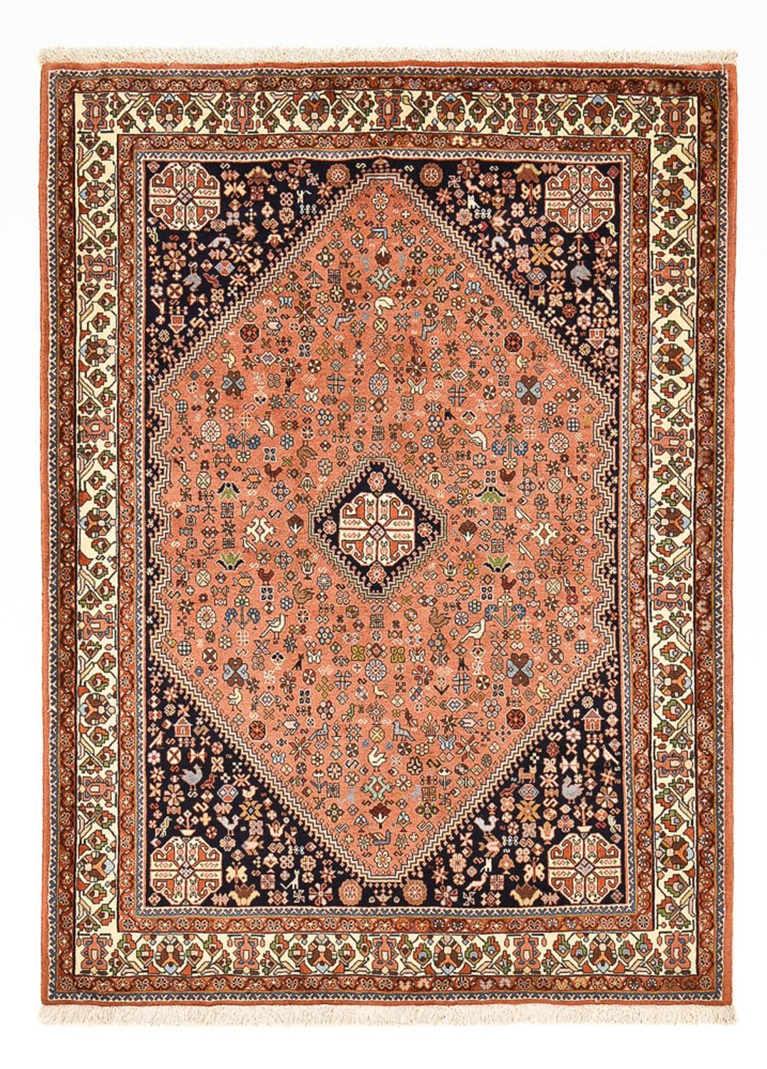 Gabbeh Rug - Kashkuli Perser - 197 x 145 cm - light red
