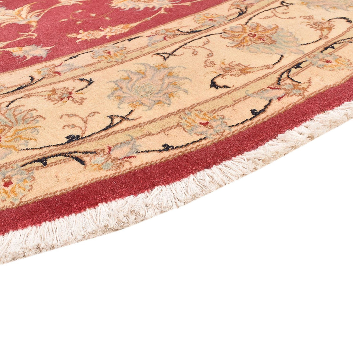 Perser Rug - Tabriz - Royal round  - 200 x 200 cm - red