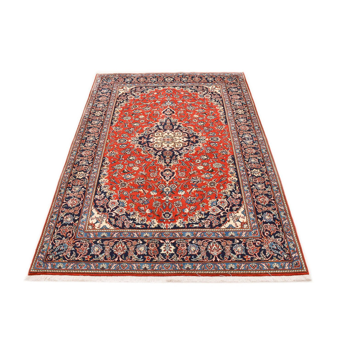 Perser Rug - Keshan - 220 x 141 cm - red