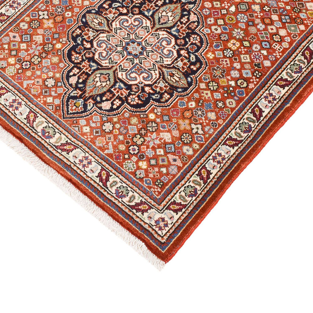 Runner Perser Rug - Ghom - 310 x 79 cm - dark beige