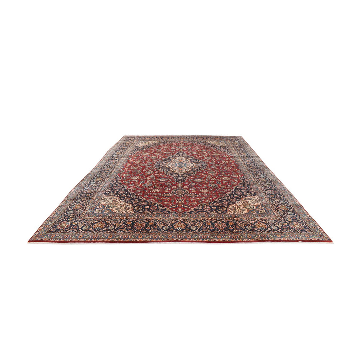 Perser Rug - Keshan - Royal - 437 x 318 cm - red