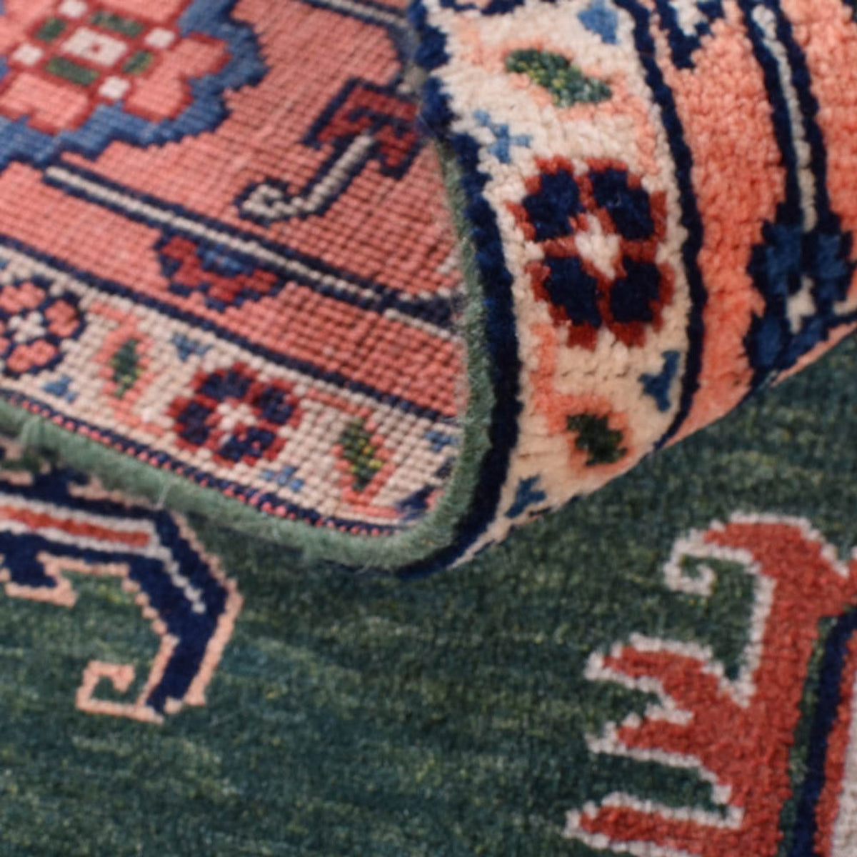 Perser Rug - Nomadic - 224 x 143 cm - green