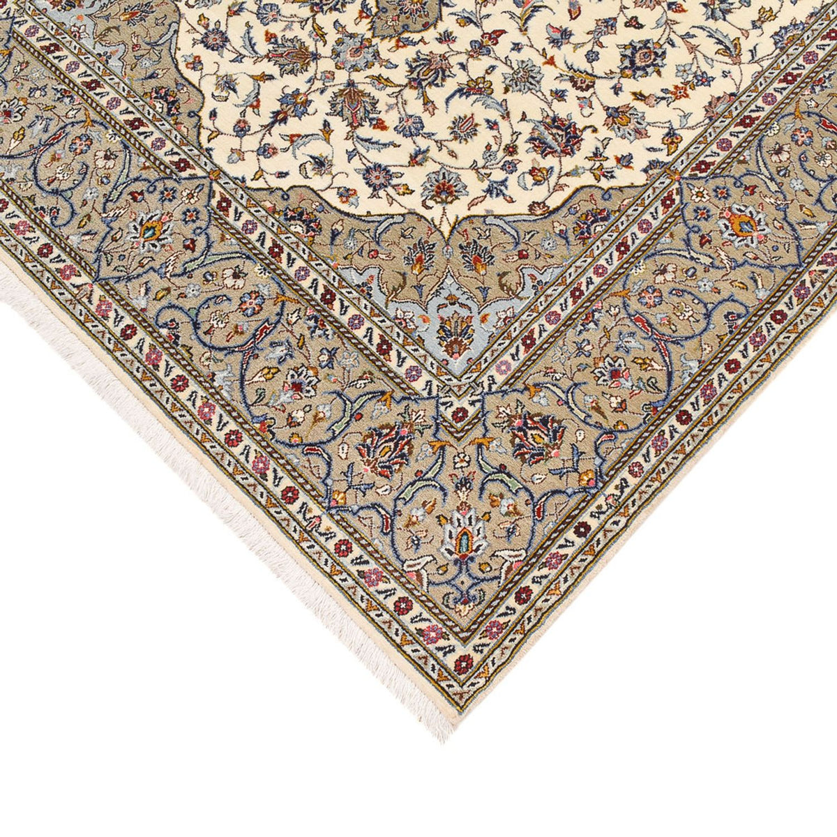 Perser Rug - Keshan - 225 x 142 cm - sand