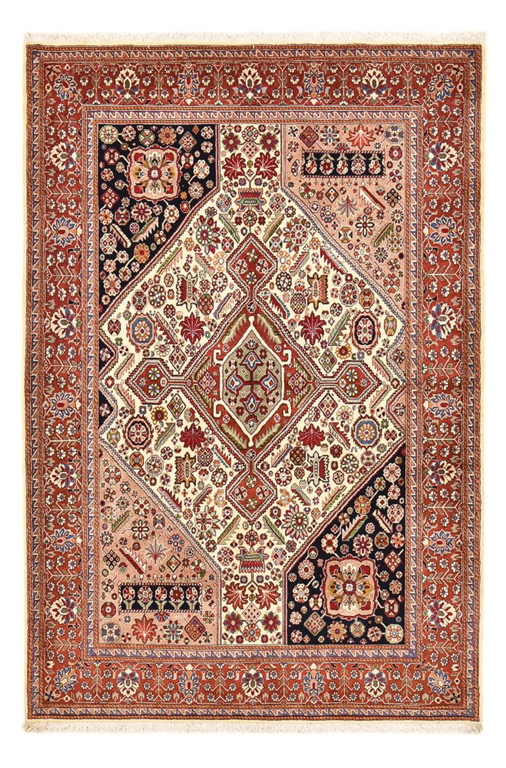 Gabbeh Rug - Kashkuli Perser - 218 x 150 cm - light red