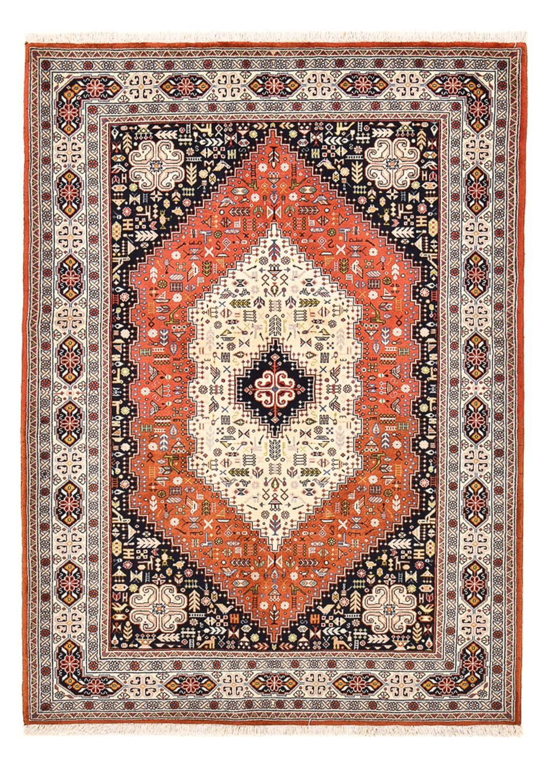 Gabbeh Rug - Kashkuli Perser - 199 x 143 cm - multicolored