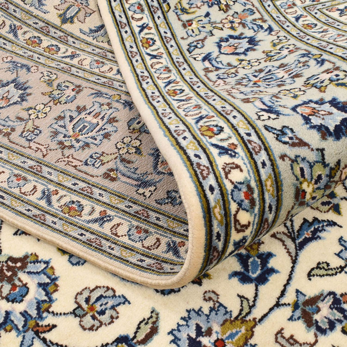 Perser Rug - Keshan - 220 x 140 cm - light grey