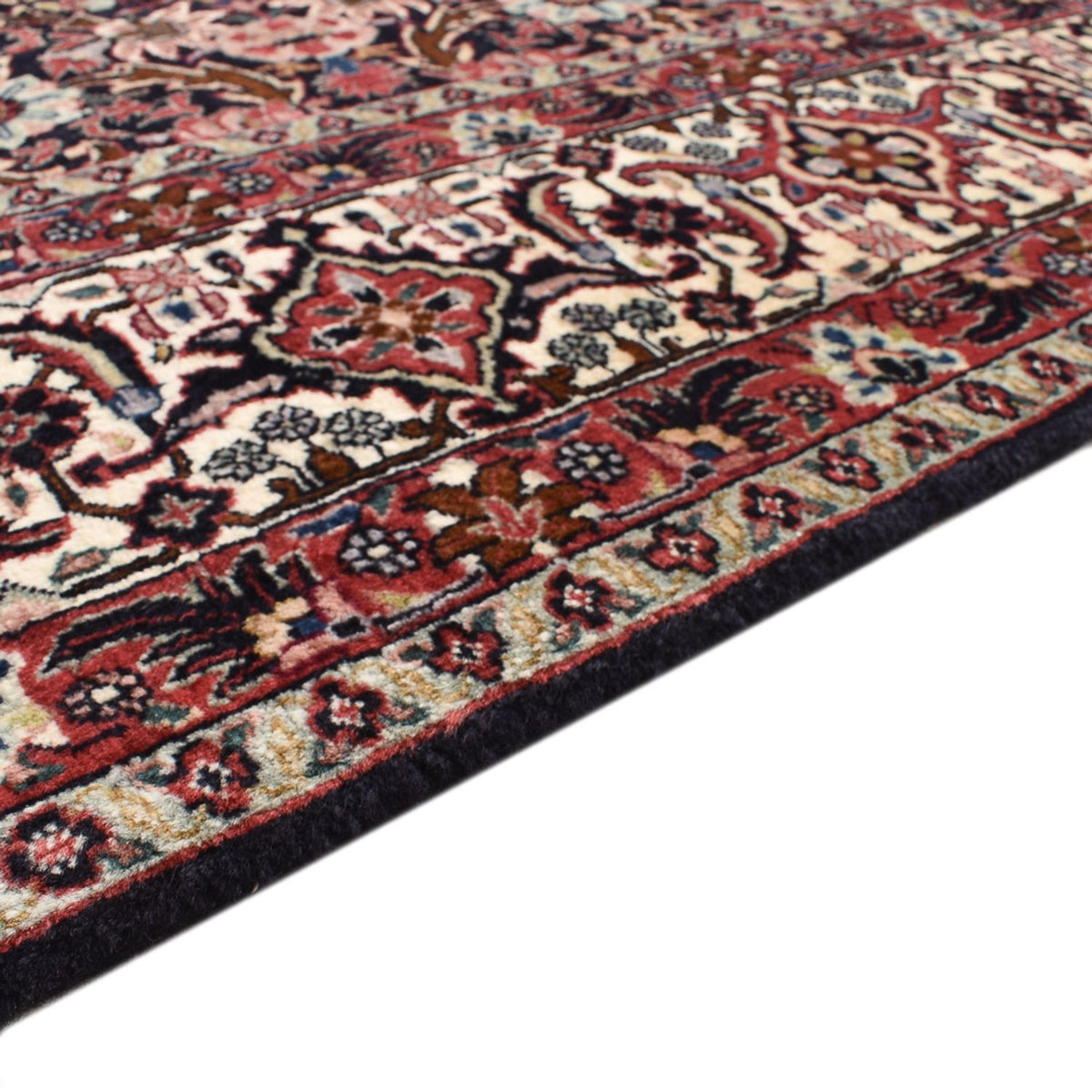 Perser Rug - Bidjar - 247 x 204 cm - dark red