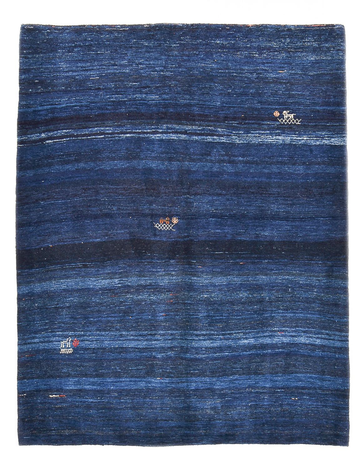 Gabbeh Rug - Loribaft Perser - 195 x 158 cm - dark blue