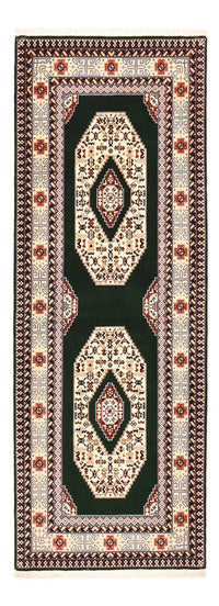 Runner Perser Rug - Tabriz - Royal - 202 x 74 cm - dark blue