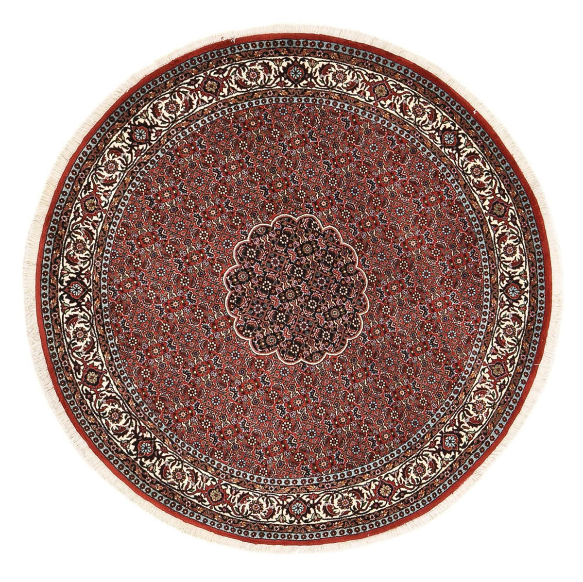 Perser Rug - Bidjar round  - 150 x 150 cm - dark red