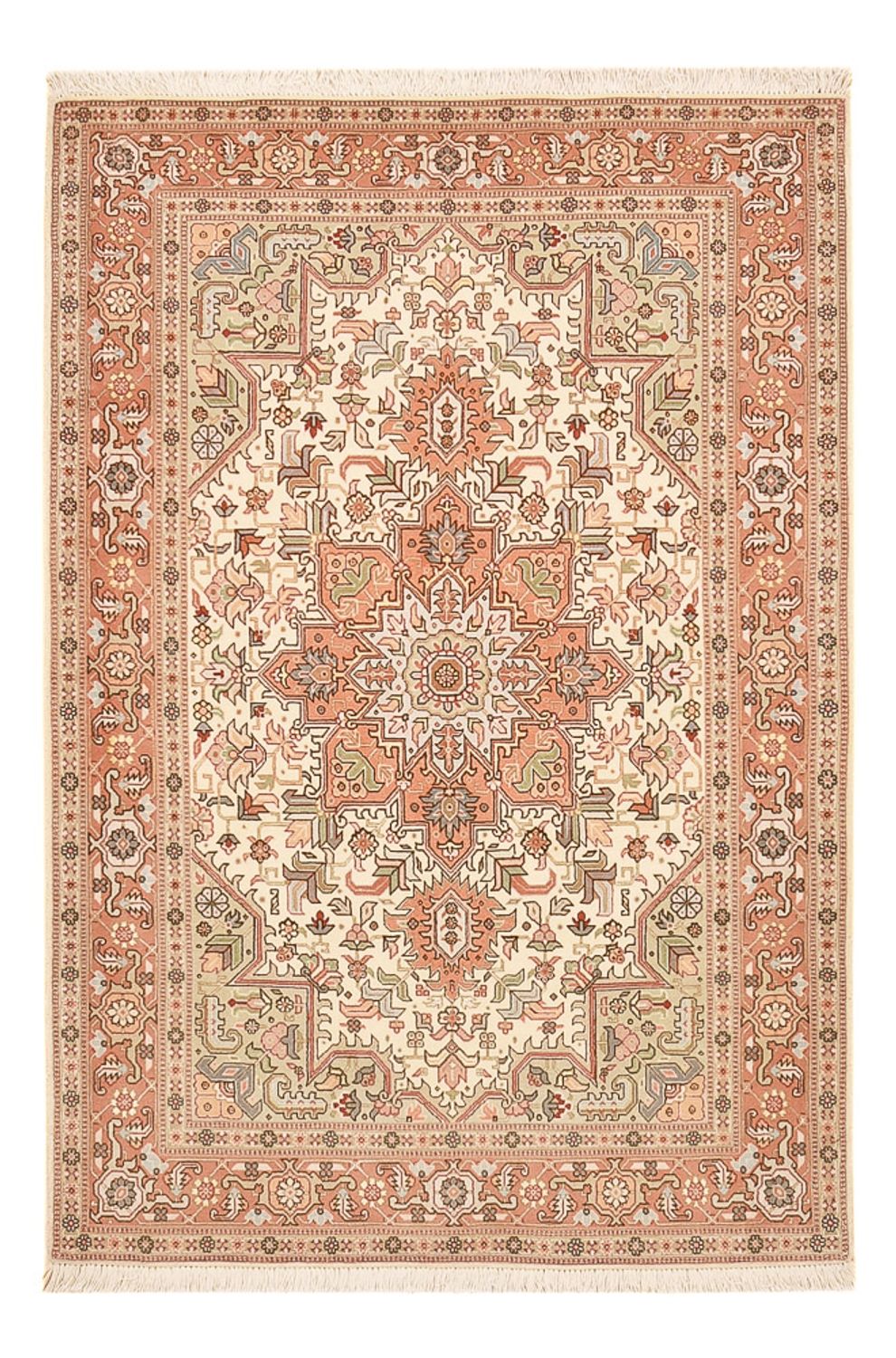 Perser Rug - Tabriz - Royal - 159 x 102 cm - light red