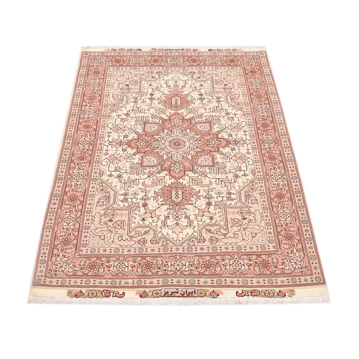 Perser Rug - Tabriz - Royal - 161 x 105 cm - light red