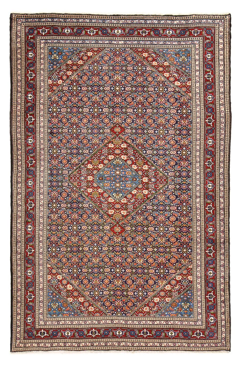 Perser Rug - Nomadic - 292 x 195 cm - bordeaux red