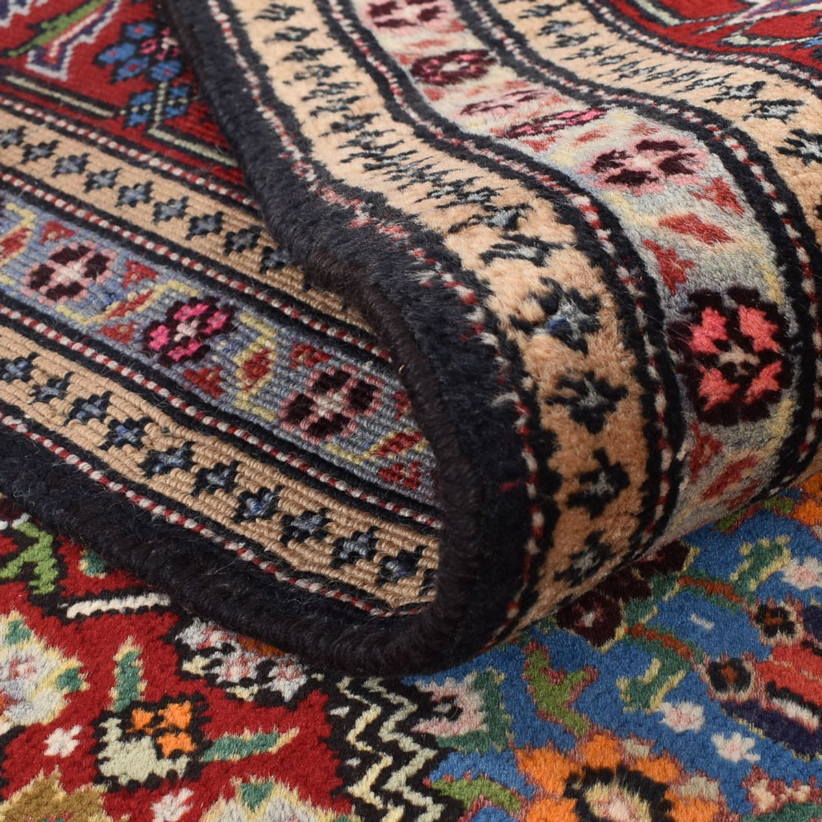 Perser Rug - Nomadic - 292 x 195 cm - bordeaux red