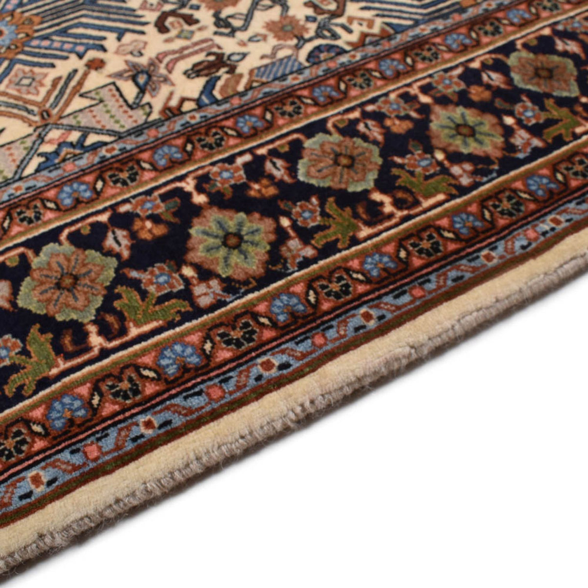 Sarouk Rug 130x197cm - Persian Rugs - light beige