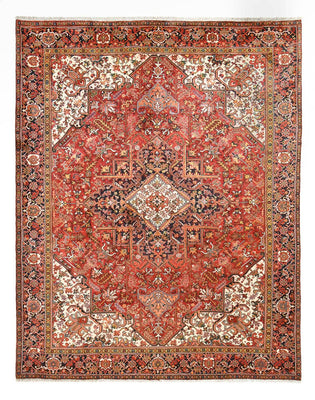 Perser Rug - Nomadic - 377 x 297 cm - red