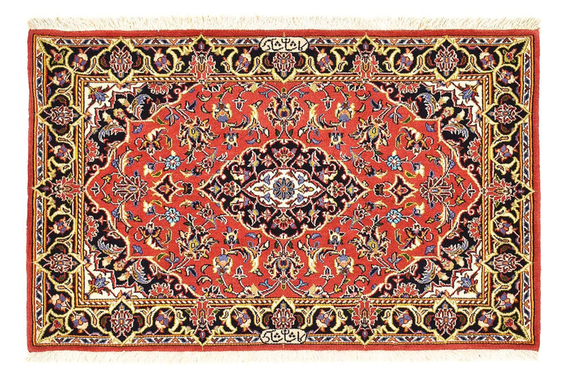 Perser Rug - Keshan - 100 x 70 cm - red