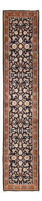 Runner Perser Rug - Keshan - 338 x 78 cm - dark blue