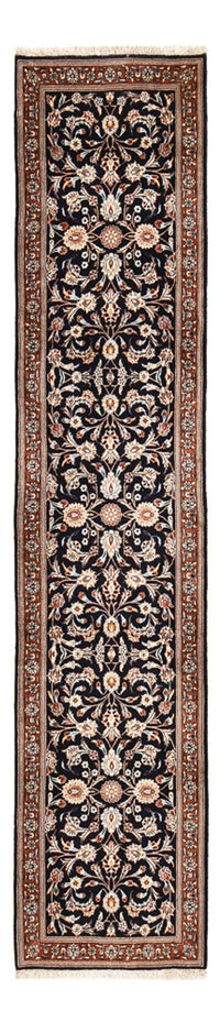 Runner Perser Rug - Keshan - 338 x 75 cm - dark blue