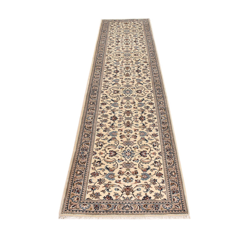 Runner Perser Rug - Keshan - 370 x 80 cm - beige