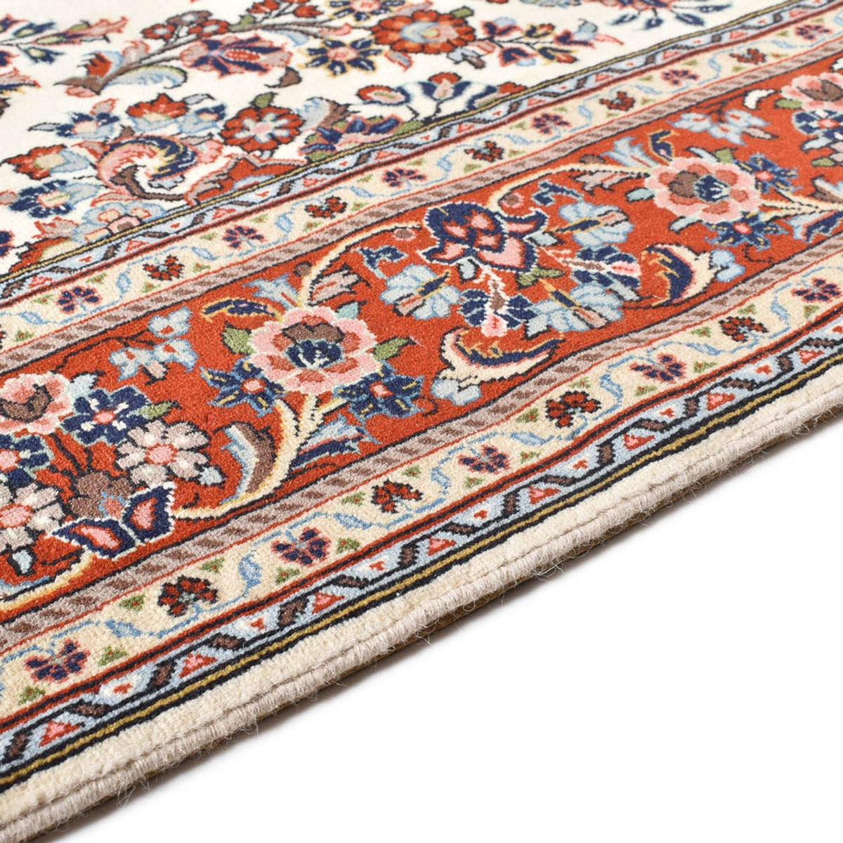 Sarouk Rug 136x213cm - Persian Rugs - cream