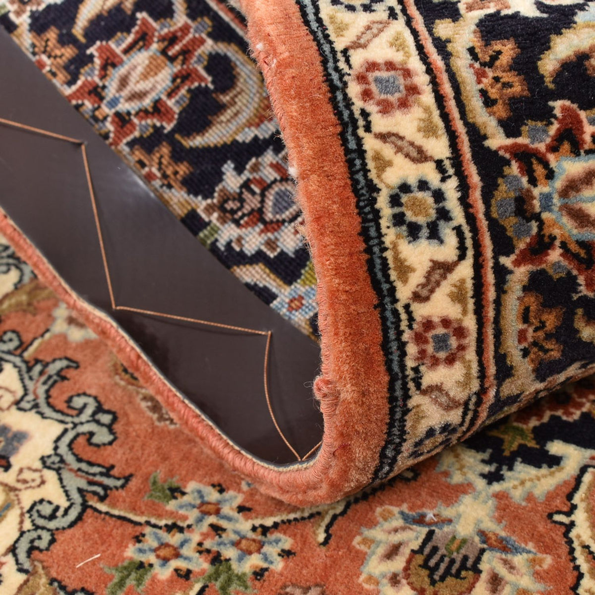 Perser Rug - Keshan - 110 x 77 cm - orange