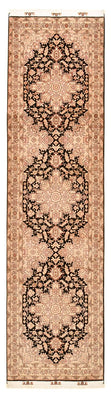Runner Perser Rug - Tabriz - Royal - 305 x 80 cm - light beige