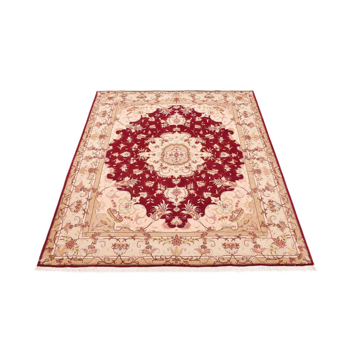 Perser Rug - Tabriz - Royal - 191 x 148 cm - red